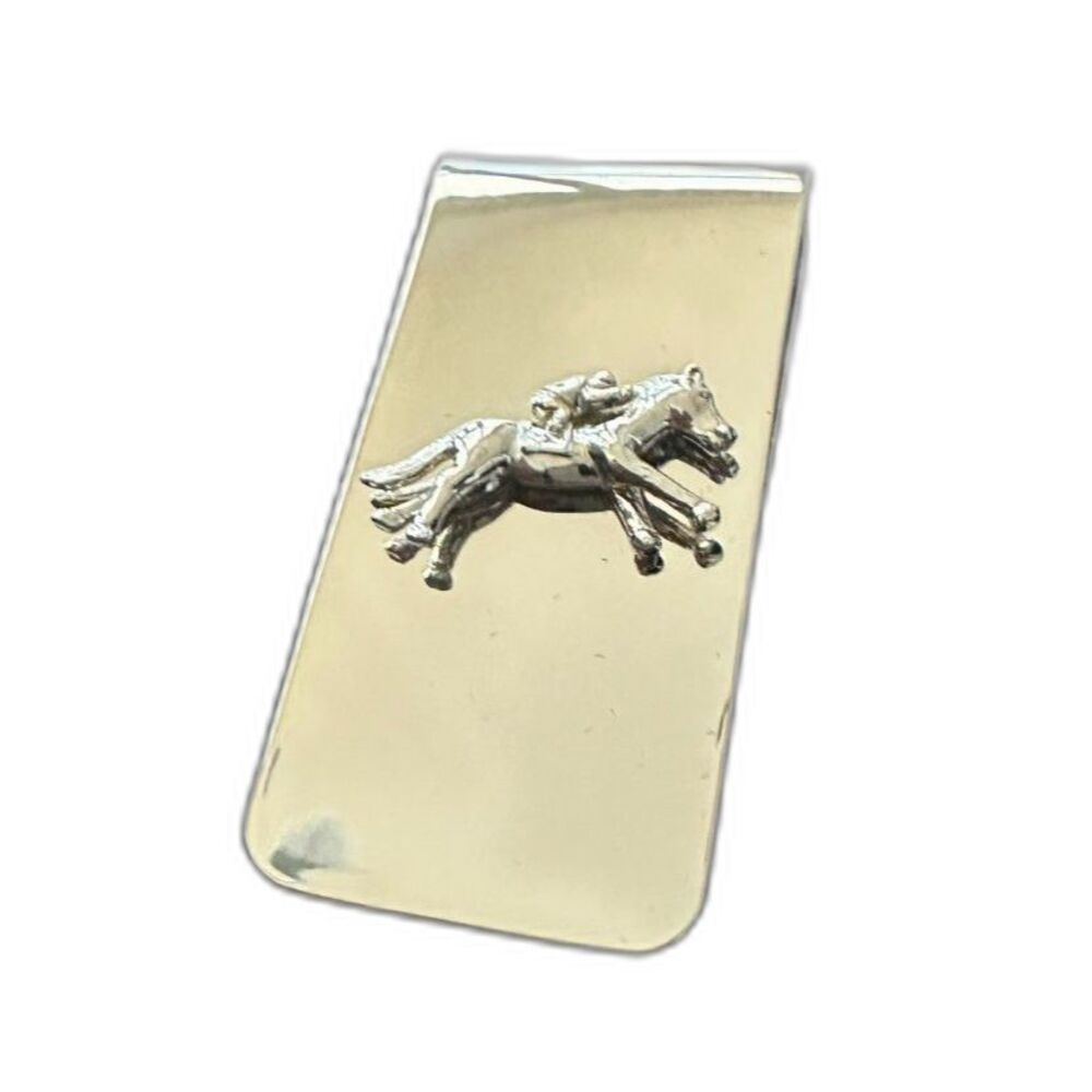 Horse Racing Jockey Money Clip